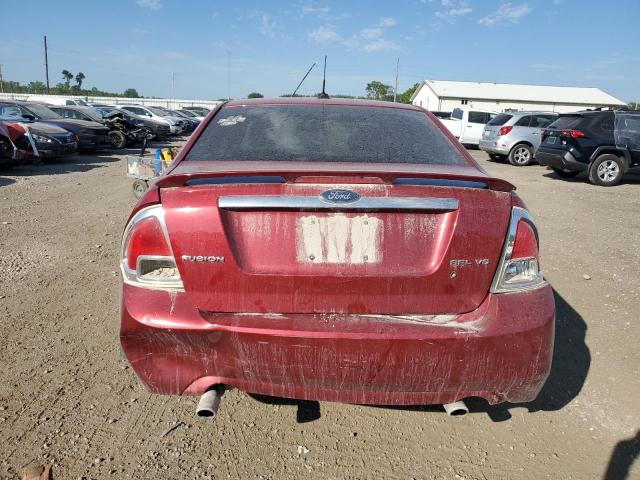 3FAHP08138R119240 - 2008 FORD FUSION SEL RED photo 6