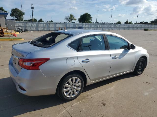 3N1AB7AP0HY356424 - 2017 NISSAN SENTRA S SILVER photo 3