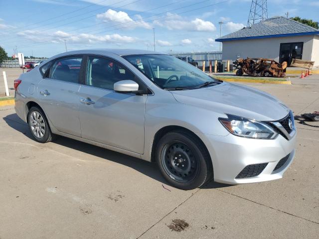 3N1AB7AP0HY356424 - 2017 NISSAN SENTRA S SILVER photo 4