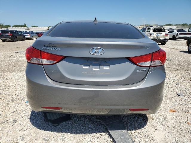 5NPDH4AE4DH279621 - 2013 HYUNDAI ELANTRA GLS GRAY photo 6