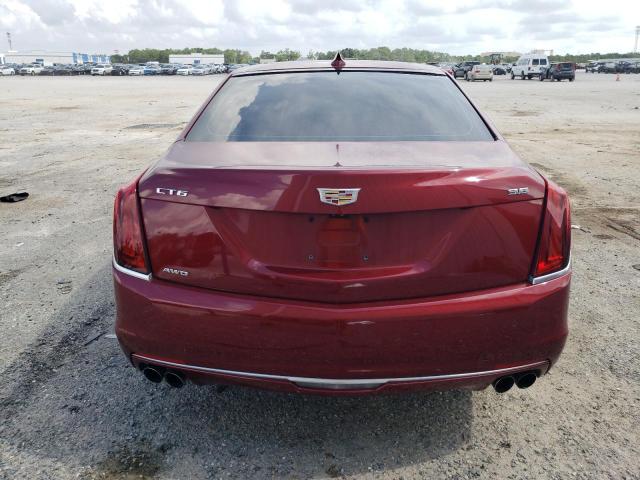 1G6KL5RS0HU128442 - 2017 CADILLAC CT6 PLATINUM RED photo 6