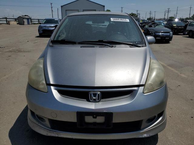 JHMGD38647S022352 - 2007 HONDA FIT S 灰色 照片 5
