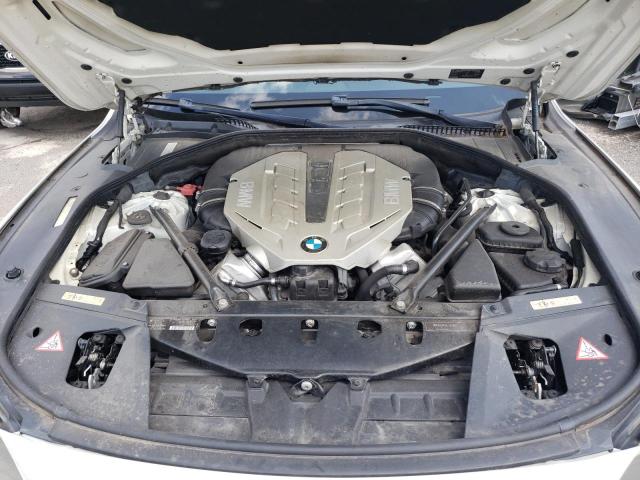WBAKC8C52ACY68424 - 2010 BMW 750 LI XDRIVE WHITE photo 11