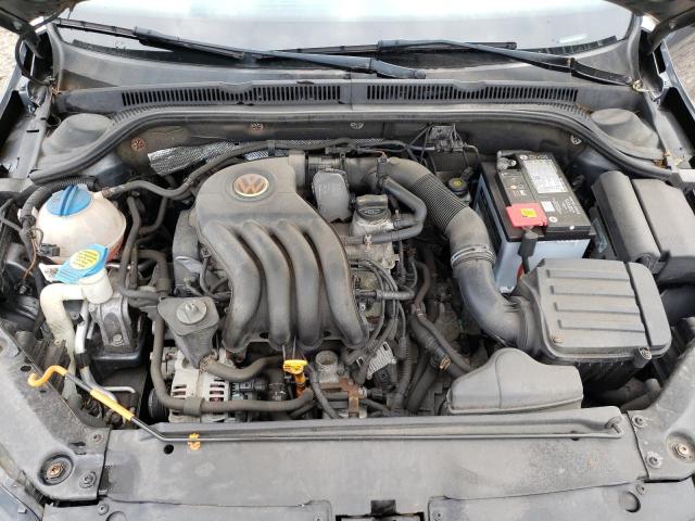 3VW2K7AJ9CM386127 - 2012 VOLKSWAGEN JETTA BASE 灰色 照片 11
