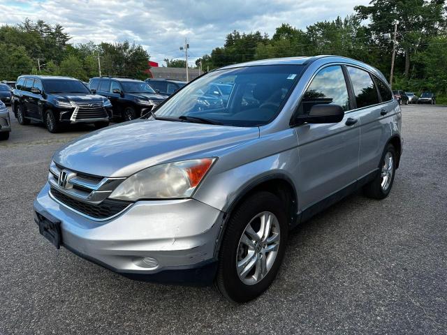 5J6RE4H5XAL066114 - 2010 HONDA CR-V EX SILVER photo 2