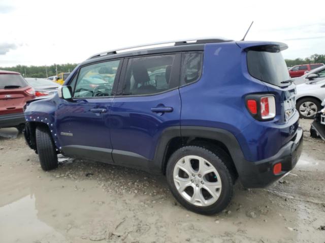 ZACCJADT7GPD60634 - 2016 JEEP RENEGADE LIMITED BLUE photo 2