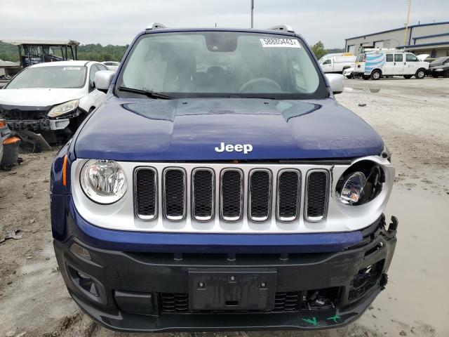 ZACCJADT7GPD60634 - 2016 JEEP RENEGADE LIMITED BLUE photo 5