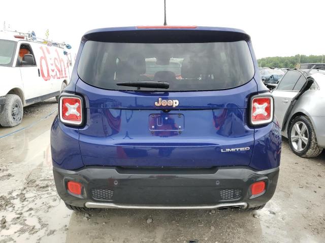 ZACCJADT7GPD60634 - 2016 JEEP RENEGADE LIMITED BLUE photo 6