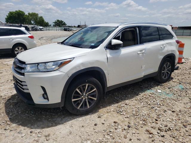 5TDJZRFH9KS569456 - 2019 TOYOTA HIGHLANDER SE WHITE photo 1