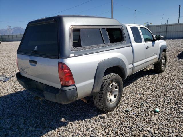 5TEUX42N37Z454914 - 2007 TOYOTA TACOMA ACCESS CAB Күміс фото 4