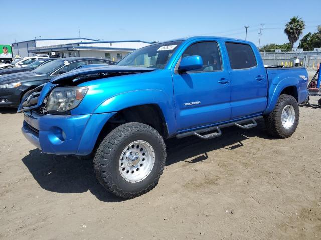 5TEJU62N15Z079416 - 2005 TOYOTA TACOMA DOUBLE CAB PRERUNNER BLUE photo 1