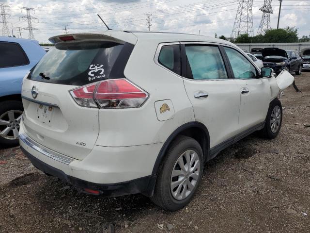 5N1AT2MV6FC786841 - 2015 NISSAN ROGUE S WHITE photo 3