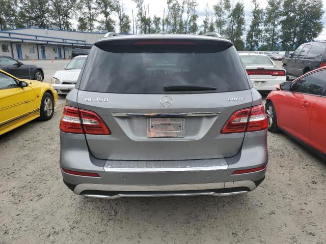 4JGDA5HB5CA027206 - 2012 MERCEDES-BENZ ML 350 4MATIC SILVER photo 6