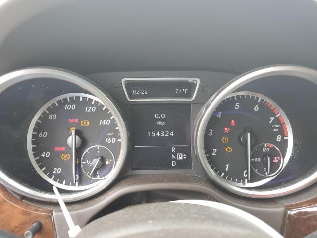 4JGDA5HB5CA027206 - 2012 MERCEDES-BENZ ML 350 4MATIC SILVER photo 9