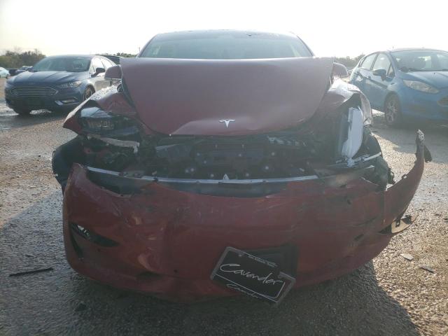 5YJ3E1EB6JF091793 - 2018 TESLA MODEL 3 RED photo 5