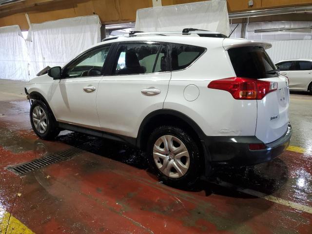 JTMBFREV5FD150994 - 2015 TOYOTA RAV4 LE WHITE photo 2