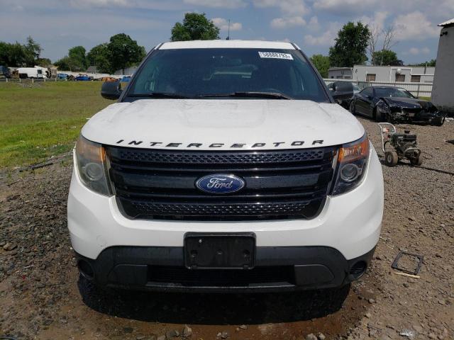1FM5K8AR0FGC28023 - 2015 FORD EXPLORER POLICE INTERCEPTOR WHITE photo 5