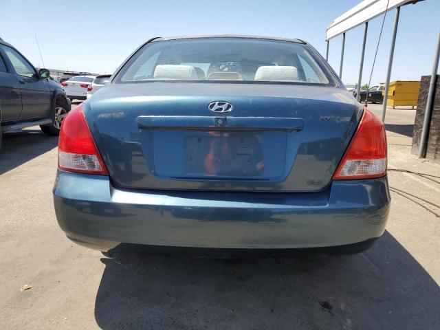 KMHDN45D92U450954 - 2002 HYUNDAI ELANTRA GLS GREEN photo 6