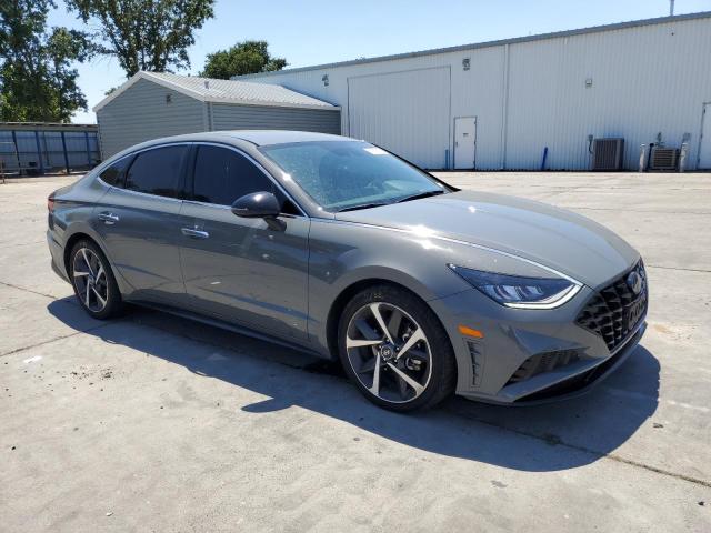 5NPEJ4J21MH066687 - 2021 HYUNDAI SONATA SEL PLUS GRAY photo 4