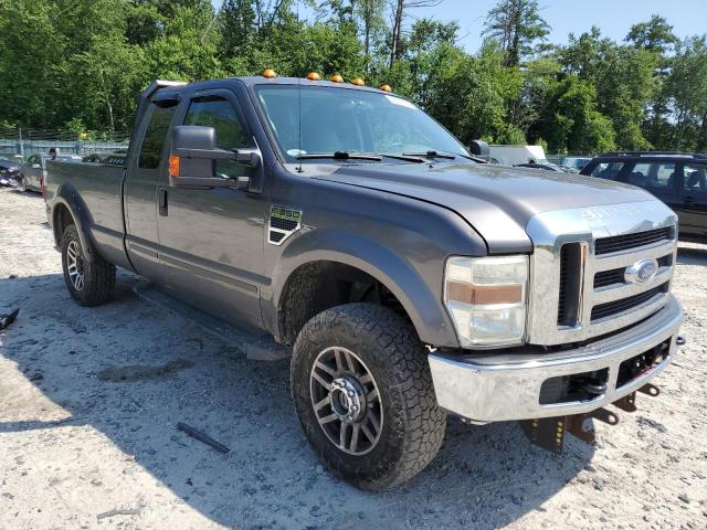 1FTWX31538ED65613 - 2008 FORD F350 SRW SUPER DUTY GRAY photo 4