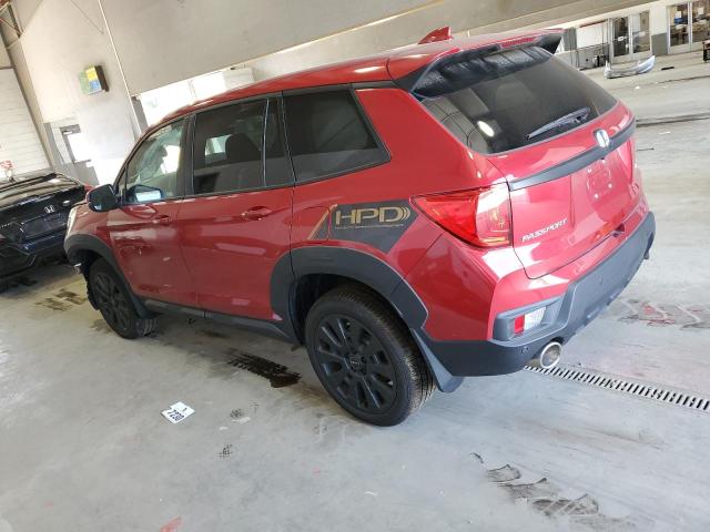 5FNYF8H54PB035734 - 2023 HONDA PASSPORT EXL RED photo 2