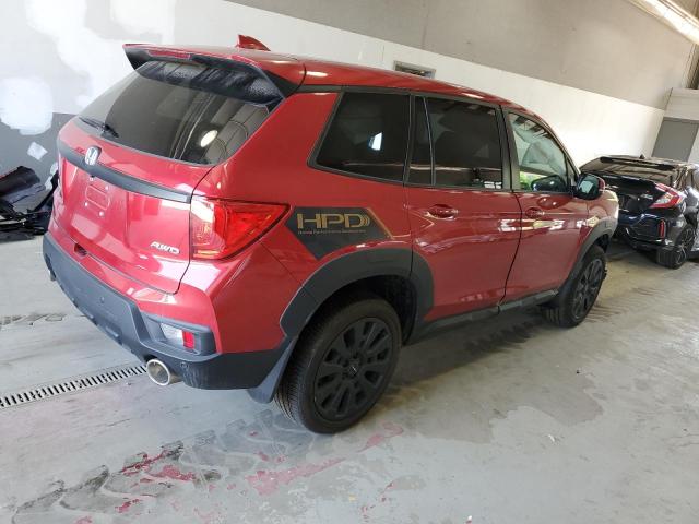 5FNYF8H54PB035734 - 2023 HONDA PASSPORT EXL RED photo 3