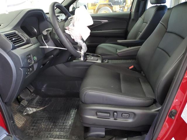 5FNYF8H54PB035734 - 2023 HONDA PASSPORT EXL RED photo 7