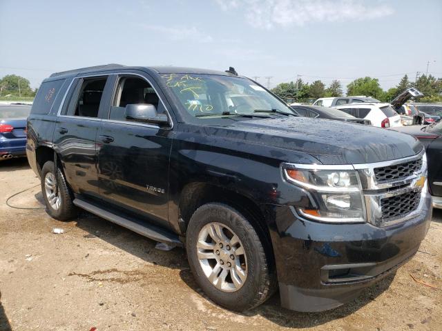 1GNSKBKCXKR176744 - 2019 CHEVROLET TAHOE K1500 LT BLACK photo 4