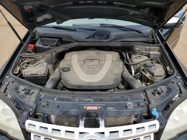 4JGBB8GB6AA556653 - 2010 MERCEDES-BENZ ML 350 4MATIC BLACK photo 11