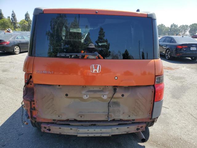 5J6YH28503L023251 - 2003 HONDA ELEMENT EX ORANGE photo 6