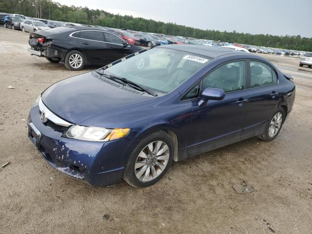 2HGFA169X9H510188 - 2009 HONDA CIVIC EXL BLUE photo 1