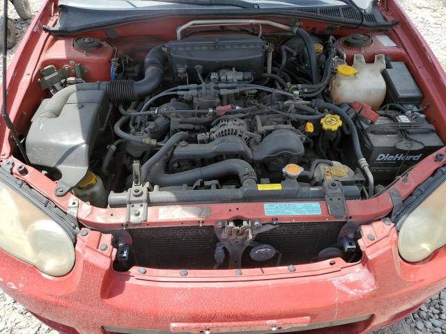 JF1GG65534H807885 - 2004 SUBARU IMPREZA TS RED photo 11