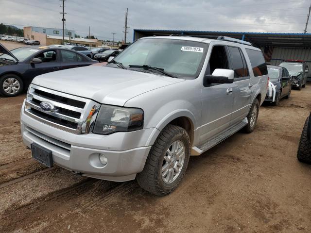 1FMJK2A54EEF02388 - 2014 FORD EXPEDITION EL LIMITED SILVER photo 1