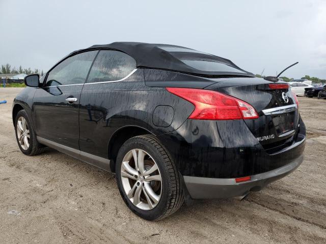 JN8AZ1FY0BW002493 - 2011 NISSAN MURANO CROSSCABRIOLET BLACK photo 2