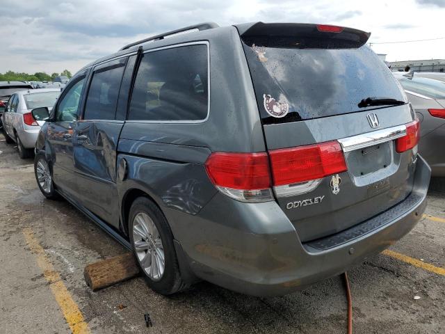 5FNRL38848B076604 - 2008 HONDA ODYSSEY TOURING GRAY photo 2