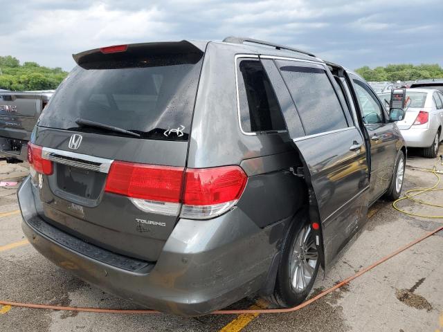 5FNRL38848B076604 - 2008 HONDA ODYSSEY TOURING GRAY photo 3