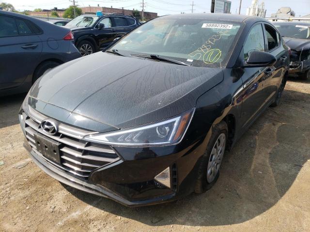 5NPD74LFXLH498431 - 2020 HYUNDAI ELANTRA SE BLACK photo 2