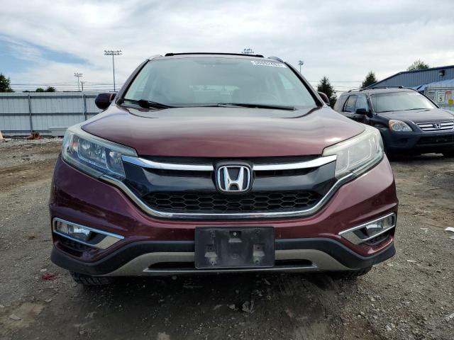 2HKRM3H7XFH505795 - 2015 HONDA CR-V EXL BURGUNDY photo 5