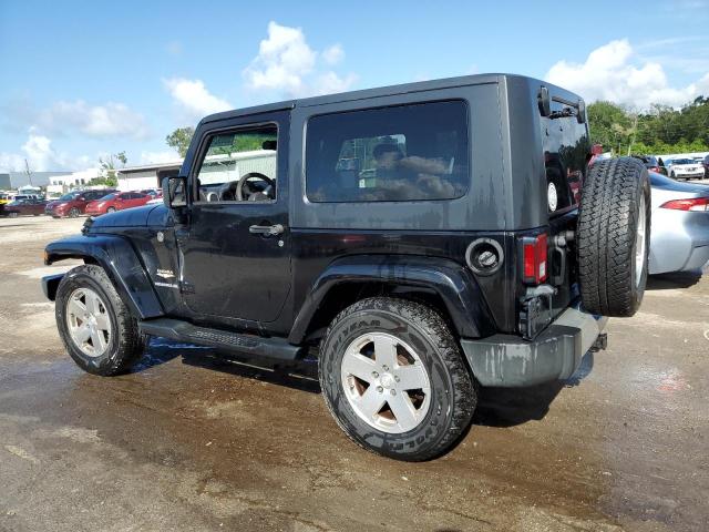 1J8FA54108L637903 - 2008 JEEP WRANGLER SAHARA BLACK photo 2