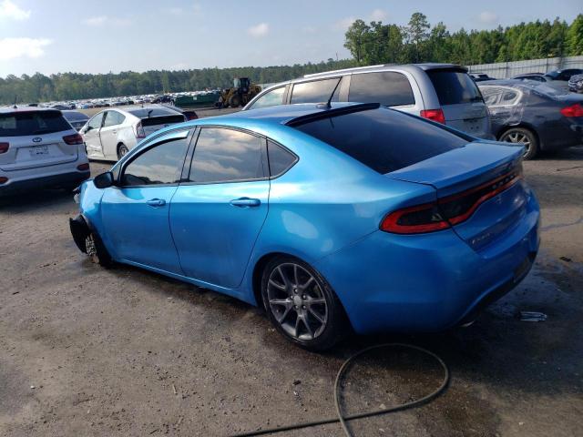 1C3CDFGBXGD817592 - 2016 DODGE DART GT SPORT BLUE photo 2