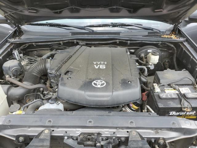 5TFJU4GN3EX061293 - 2014 TOYOTA TACOMA DOUBLE CAB PRERUNNER GRAY photo 11