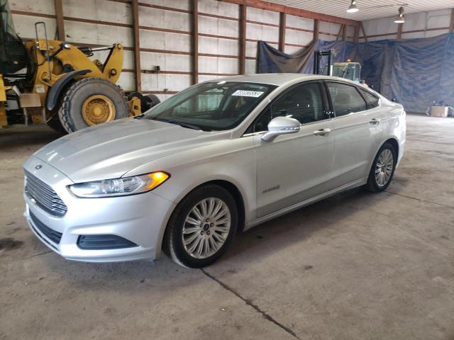 3FA6P0LU3GR264561 - 2016 FORD FUSION SE HYBRID SILVER photo 1