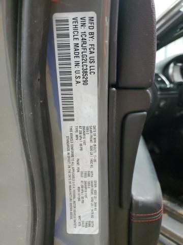 1C4RJFLG2LC385290 - 2020 JEEP GRAND CHER TRAILHAWK ნაცრისფერი ფოტო 13