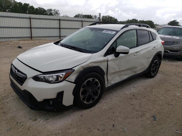 JF2GTAPC0M8666571 - 2021 SUBARU CROSSTREK PREMIUM WHITE photo 1