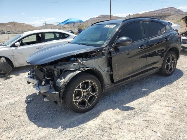 ZASFAKPNXJ7B69480 - 2018 ALFA ROMEO STELVIO SPORT Schwarz Foto 1