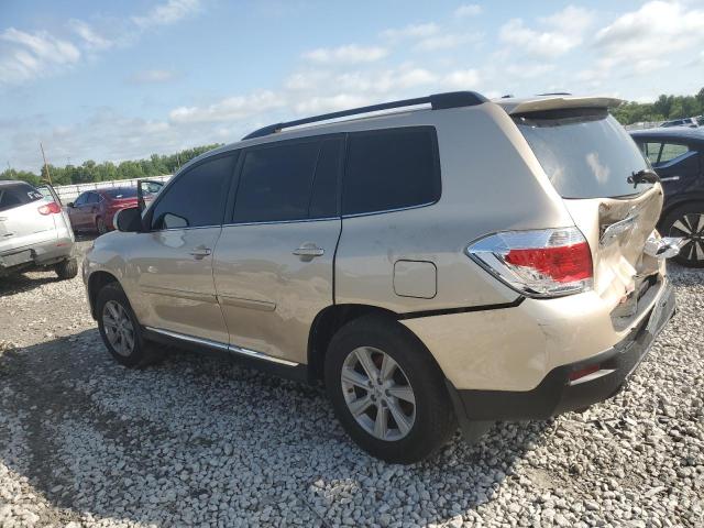 5TDZK3EH0CS065451 - 2012 TOYOTA HIGHLANDER BASE GOLD photo 2