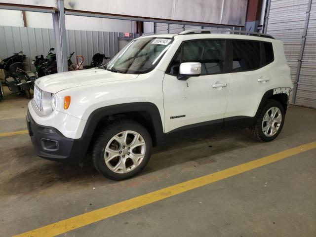 ZACCJBDT6GPD48528 - 2016 JEEP RENEGADE LIMITED WHITE photo 1