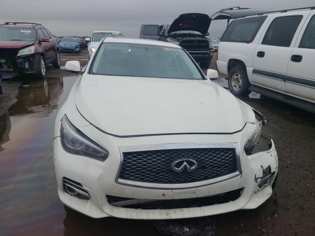 JN1BV7AR1FM417020 - 2015 INFINITI Q50 BASE WHITE photo 5