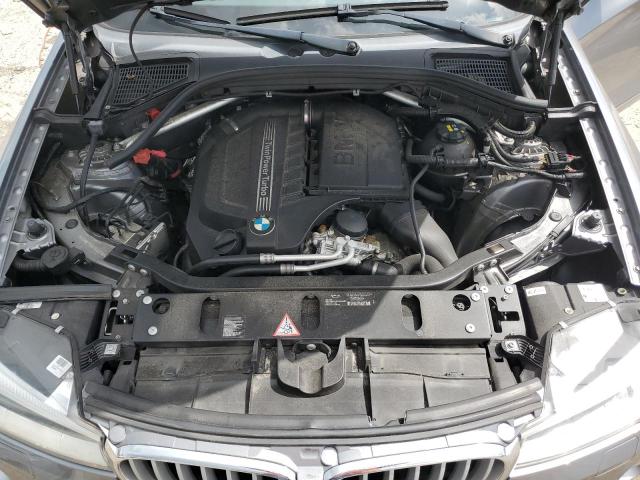 5UXWX7C56F0K32762 - 2015 BMW X3 XDRIVE35I CHARCOAL photo 11