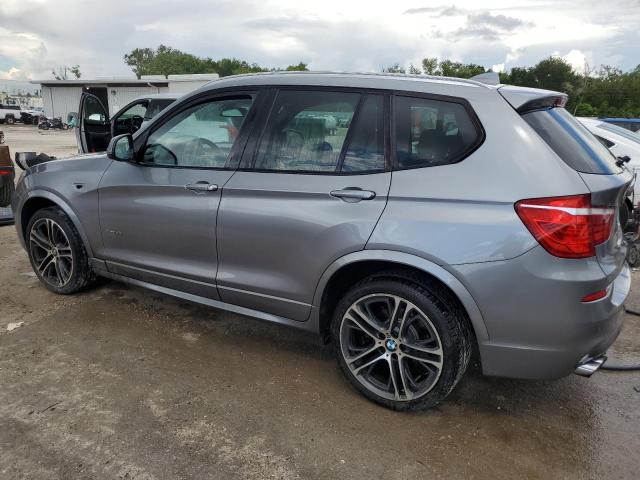 5UXWX7C56F0K32762 - 2015 BMW X3 XDRIVE35I CHARCOAL photo 2